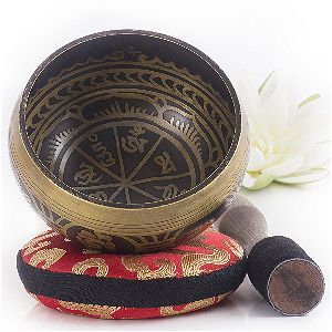 Silent Mind Antique Design Tibetan Singing Bowl Set