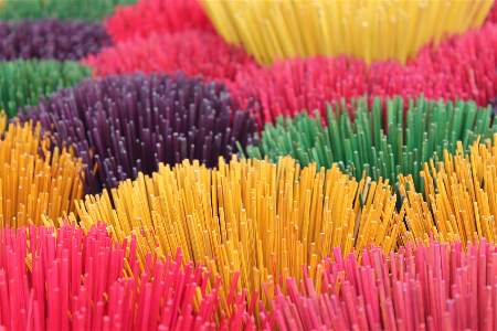 Colorful Incense Sticks